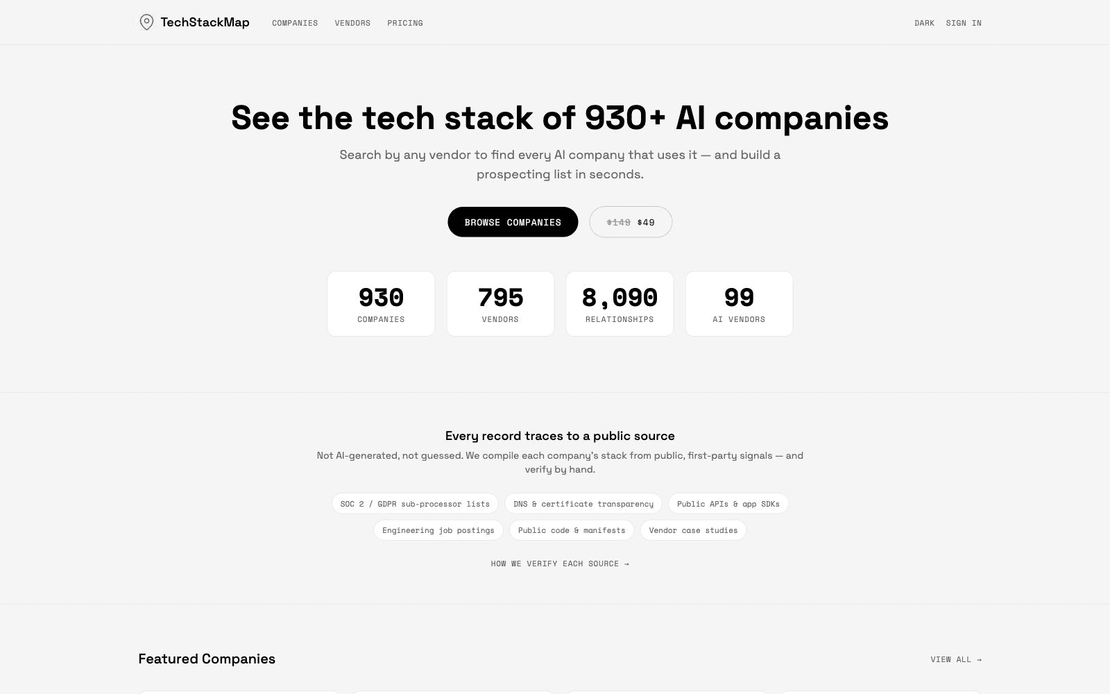 TechStackMap